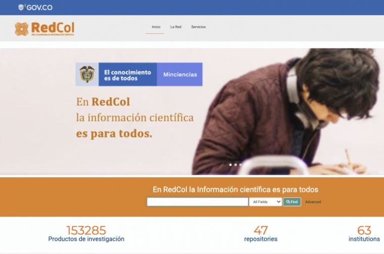Ciudadanos podrán consultar artículos sobre COVID-19 en plataforma RedCol